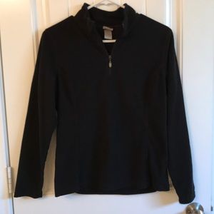 Black fleece zip up